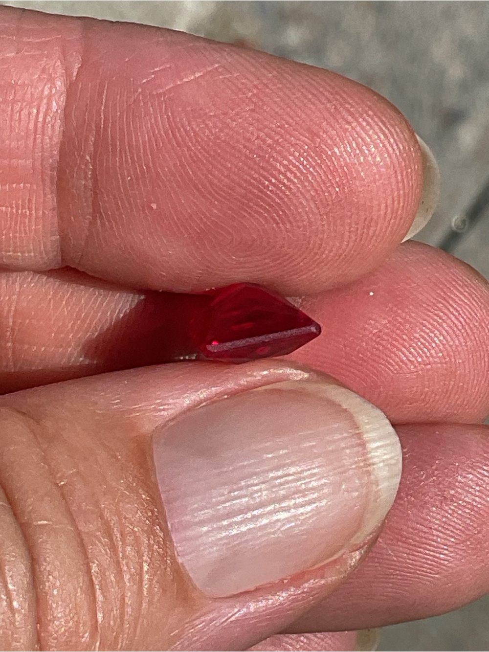 Ruby Emerald Cur Loose Gem - Picture 4 of 6